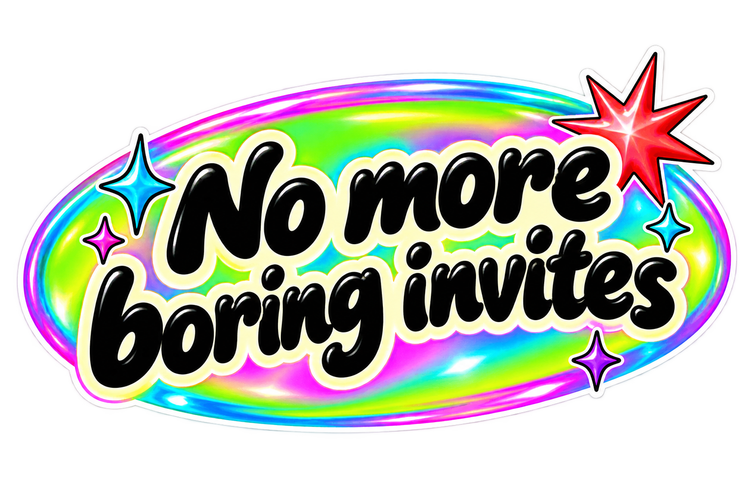 No more boring invites